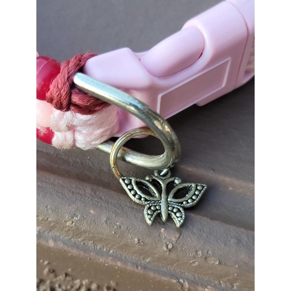 Custom Handmade Beaded Bling Dog Collar - Picture 3 of 3